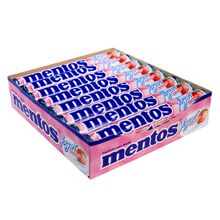 Bala Mentos Stick Iogurte de Morango c/16 - Perfetti