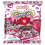 Pirulito Cereja do Amor Recheado c/24 - Peccin