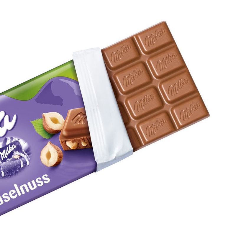 Tablete de Chocolate Avelã Pedaços 100g - Milka