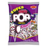 Pirulito Super Cherry Pop Black Recheio Chiclete c/25 - Sams