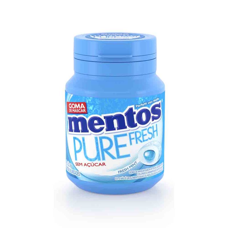 Goma de Mascar Mentos Pure Fresh Mint c/6 - Perfetti