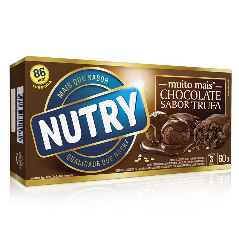 Barra de Cereais Nutry Trufa c/3 - Nutrimental
