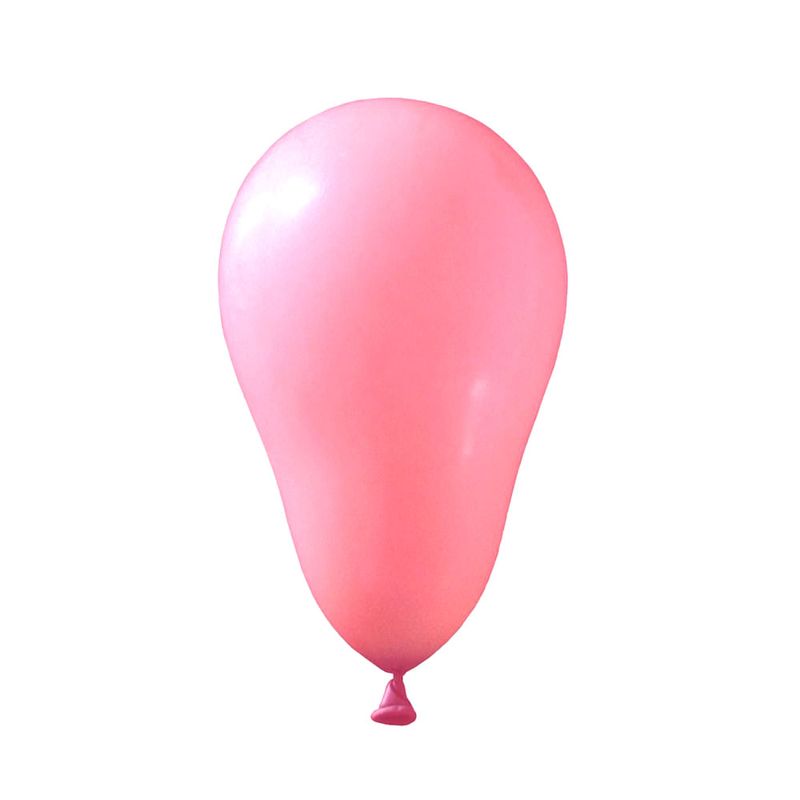 Balão Liso Rosa Baby Tamanho 7 c/50 - Pic Pic