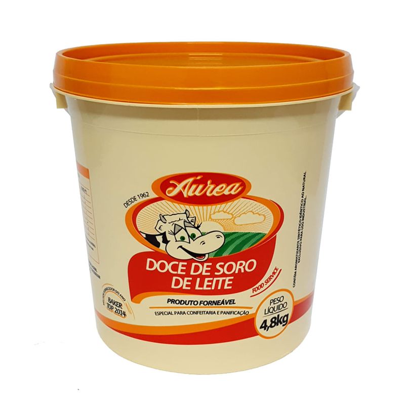 Doce de Soro de Leite Forneável 4,8kg - Aurea