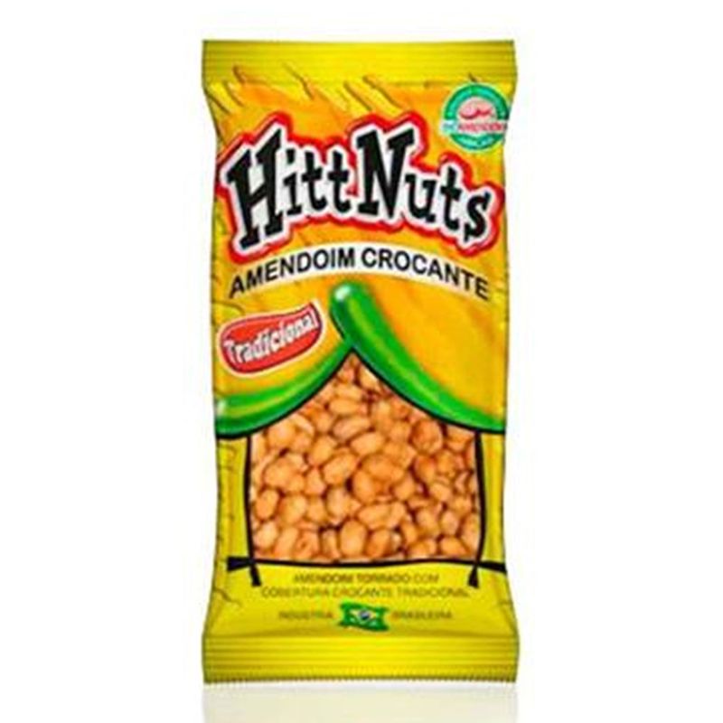 Amendoim Crocante 24x90g - Hitt Nuts