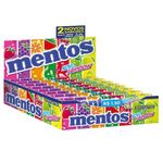 Bala Mentos Stick Rainbow c/16 - Perfetti