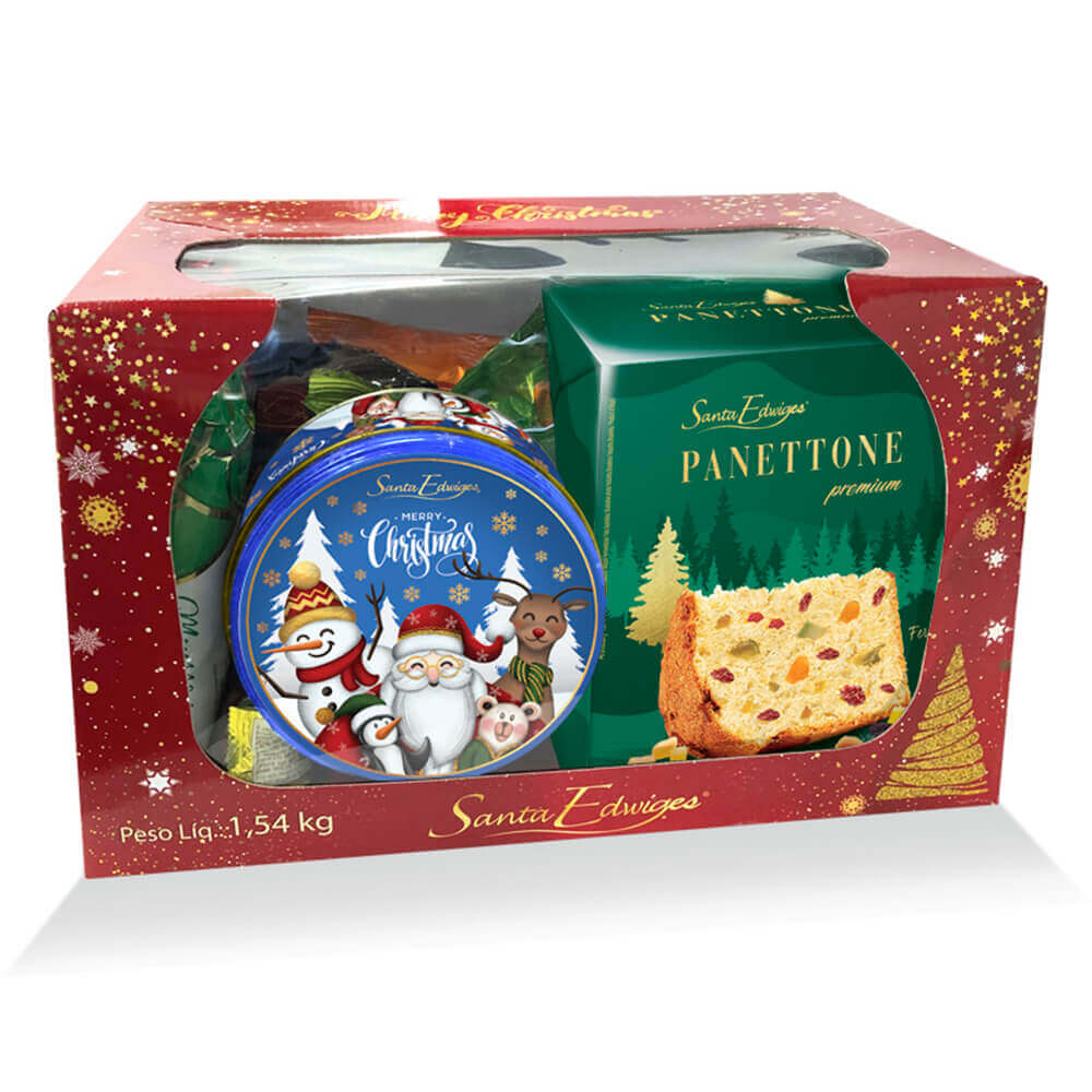 Kit Natal Gourmet 9 itens 1,54kg Santa Edwiges Magazine 25 de Março Festas