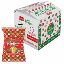 Mini Panettone Frutas Cristalizadas 80g c/24 - Romanato