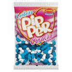 Confeito Pipper Coração Azul Colorido Framboesa 500g - Sams