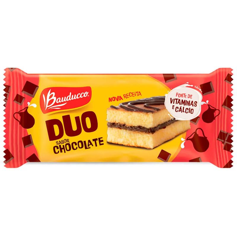 Bolo Duo Sabor Chocolate 15 x 27g Bauducco