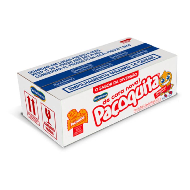Paçoca Rolha Paçoquita Embalada c/100 - Santa Helena