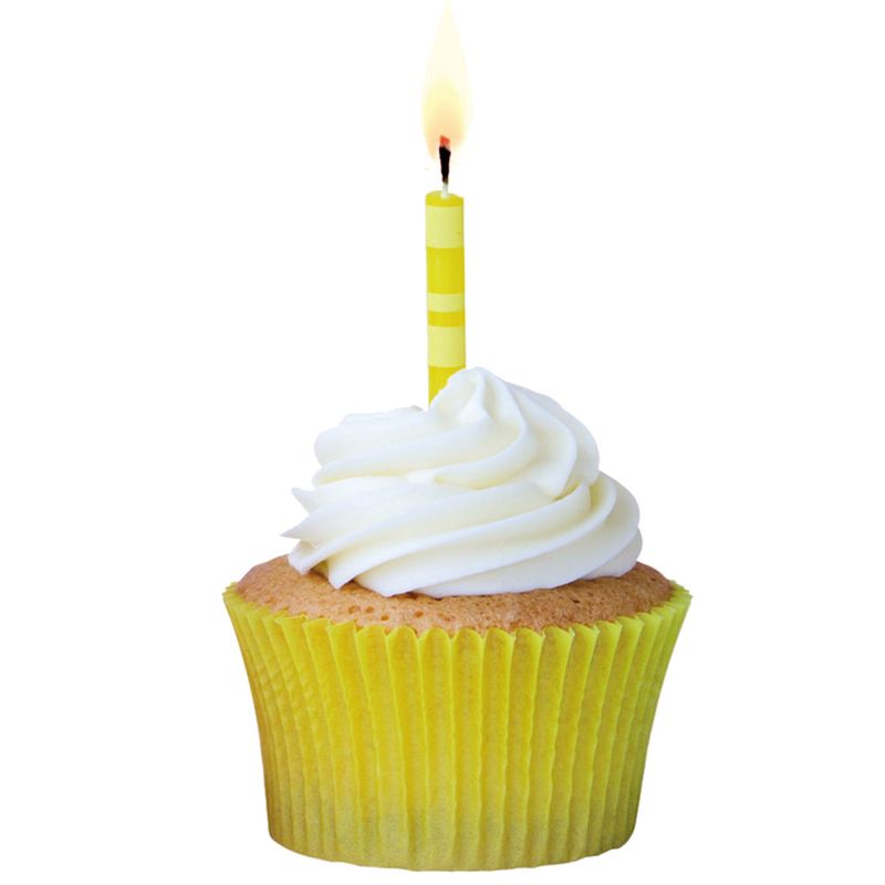 Forminha Cupcake Impermeável Amarela c/45 - Mago
