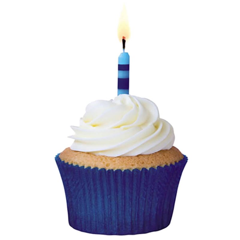 Forminha Cupcake Impermeável Azul Royal c/45 - Mago