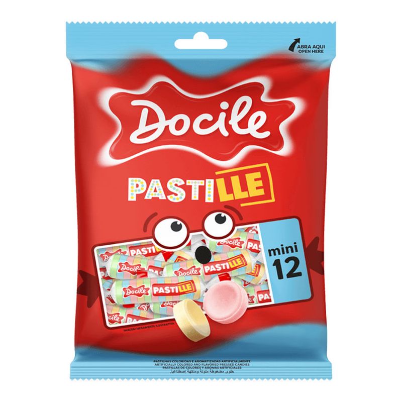 Pastilha Mini 12 Pastille Sortida 100g - Docile