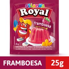 Gelatina Framboesa 25g - Royal