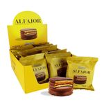 Alfajor Chocolate ao Leite Recheado com Doce de Leite c/14 - Borússia