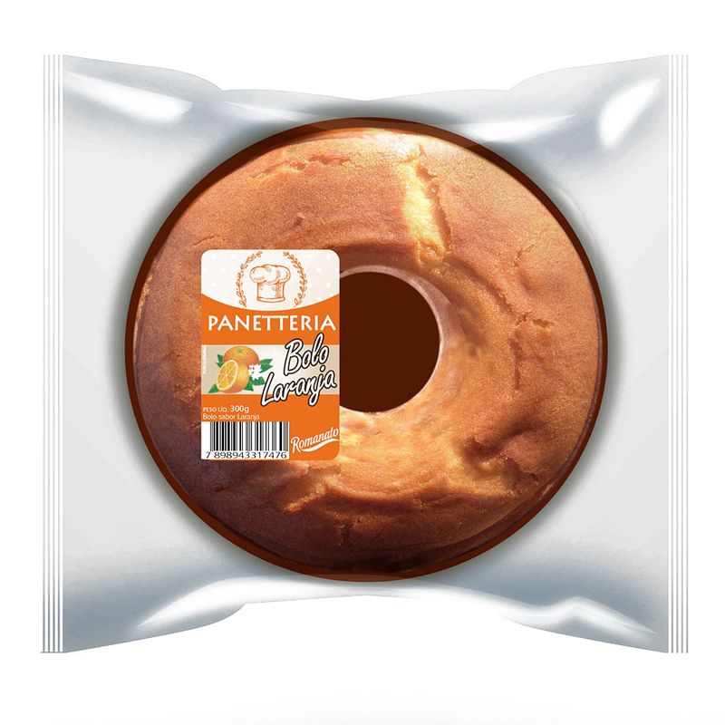 Bolo Panetteria Laranja 300g - Romanato