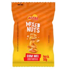 Mixed Nuts com Mel 50g - Agtal