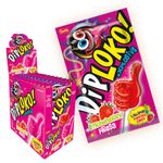 Pirulito Explosivo Dip Loko Boom Morango 11g c/15 - Danilla