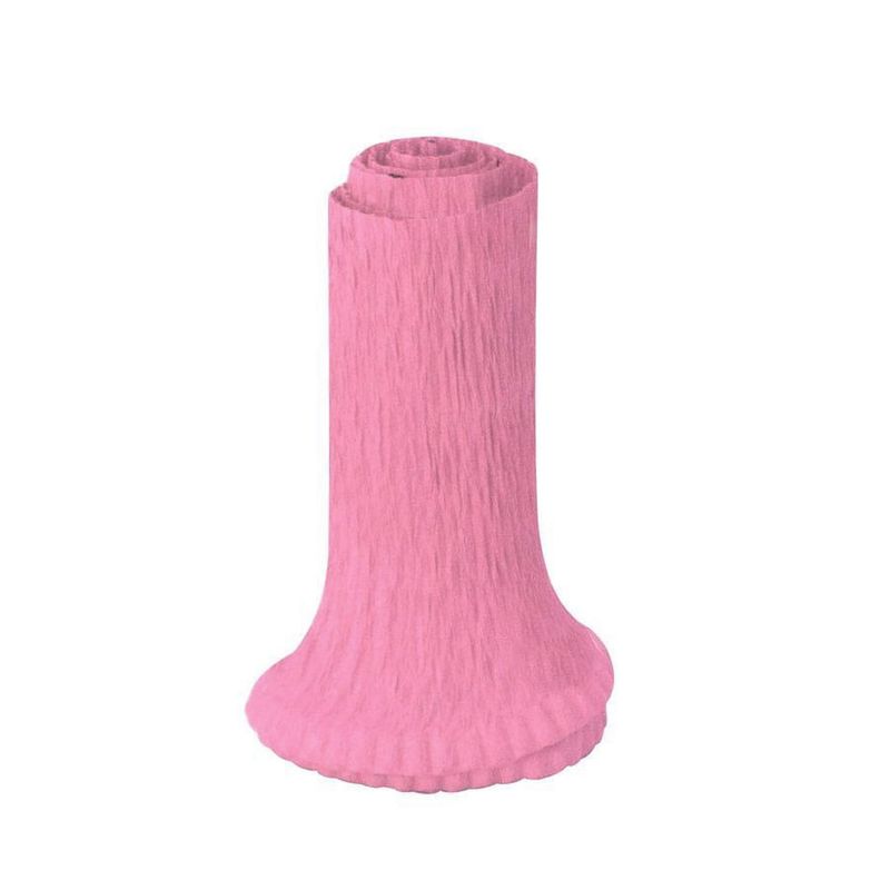 Babado Crepom Rosa Médio 1 2m - Laleti