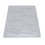 Forma PVC Pirulito Coelho Pequeno ref.80 - BWB