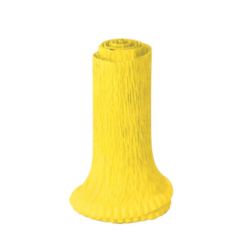 Babado Crepom Amarelo Canário 1 2m - Laleti