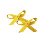 Mini Laço Cetim c/100 Amarelo Claro - Laleti