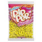 Confeito Pipper Coração Abacaxi Amarelo 500g - Sams
