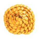 Fita Trançada Lisa Amarelo 2MT - Laleti