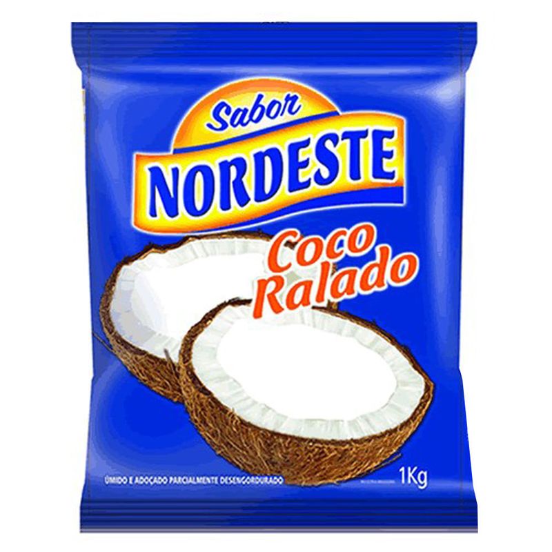 Coco Ralado 1kg - Sabor Nordeste