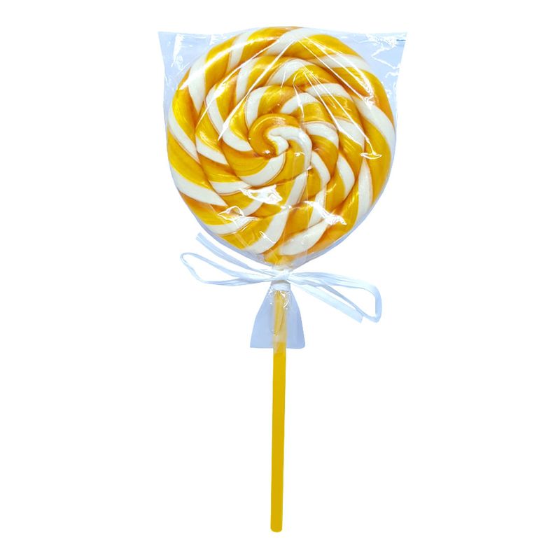 Pirulito Psicodélico Amarelo 9cm - Arte e Cor