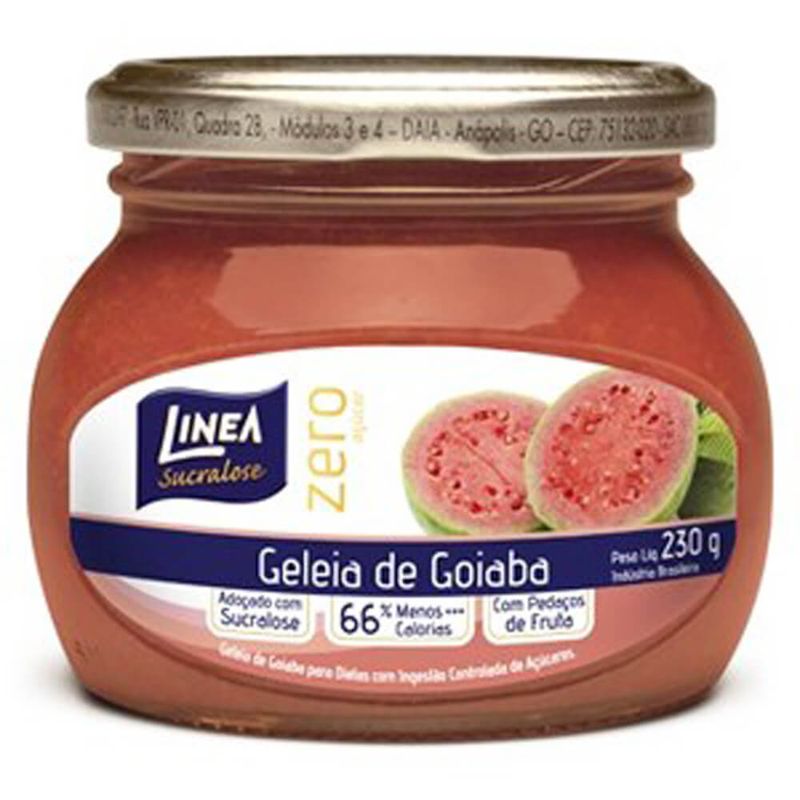 Geléia Goiaba Zero Açúcar 230g - Linea