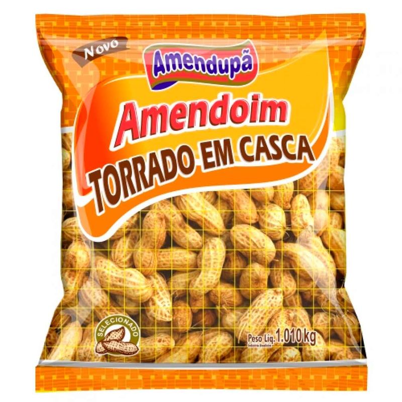 Amendoim Torrado com Casca 1,01Kg - Amendupã