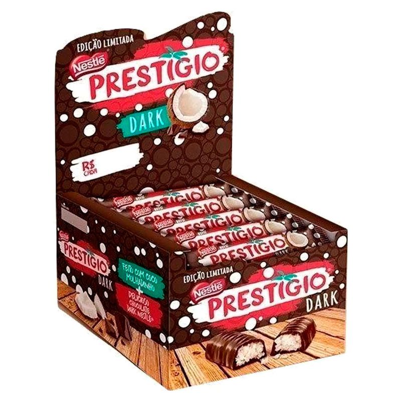 Chocolate Prestigio Dark 33g c/30 - Nestlé