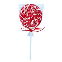 Pirulito Psicodélico Vermelho 13cm - Arte e Cor
