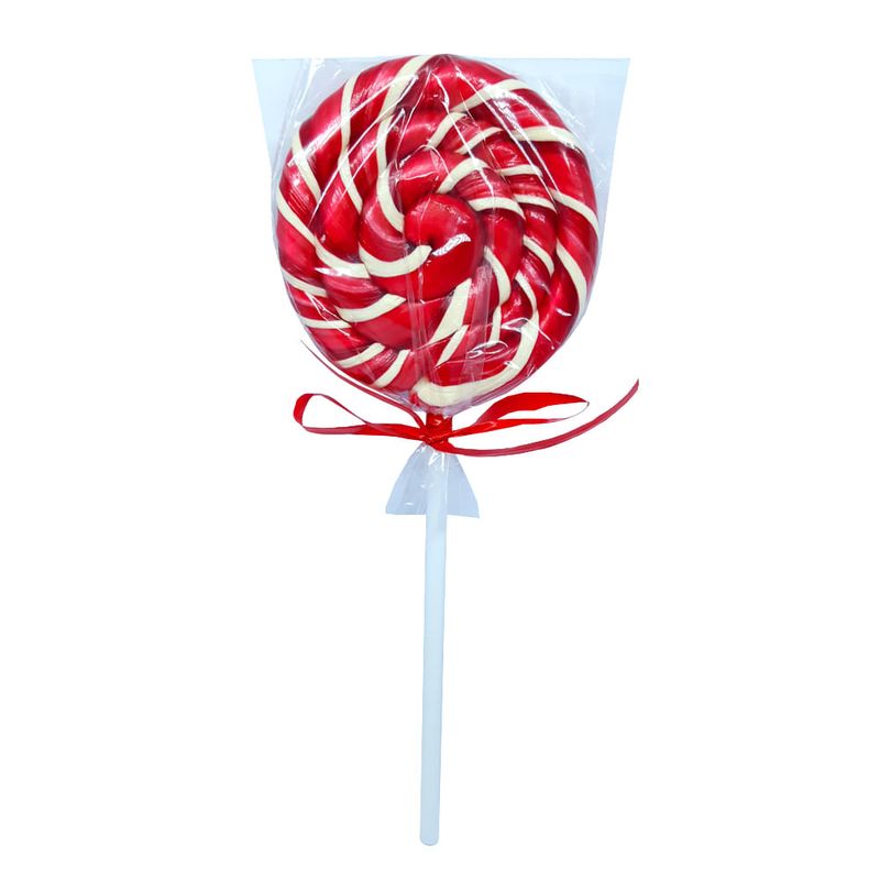 Pirulito Psicodélico Vermelho 13cm - Arte e Cor