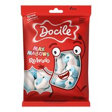 Marshmallow Torção Azul Recheado 220g - Docile