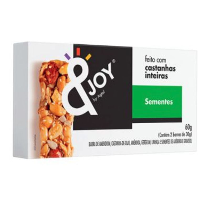 Barra Mixed Nuts Sementes 30g c/2 - Agtal &Joy