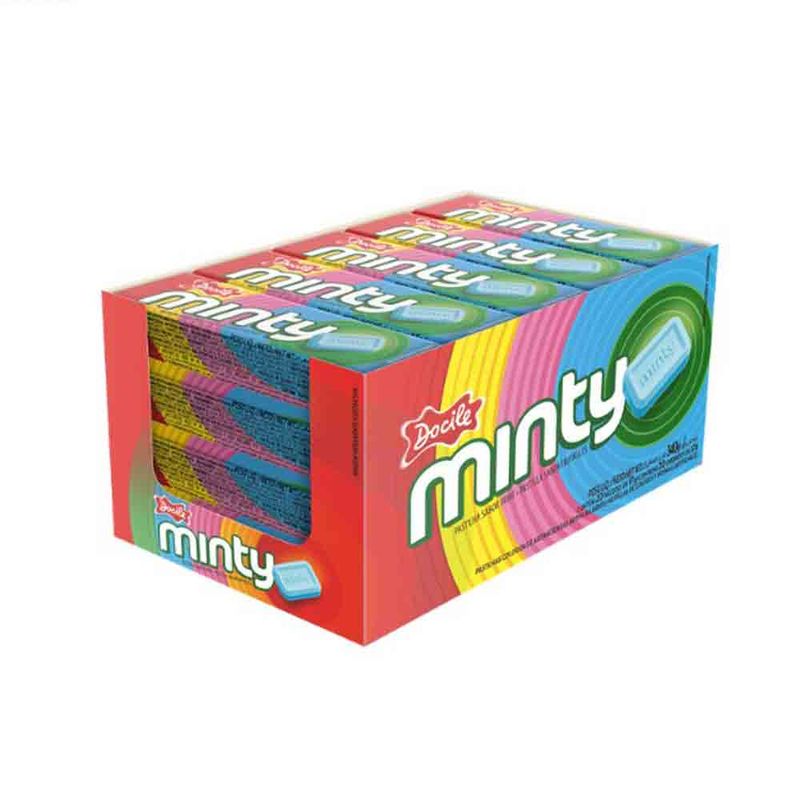 Pastilha Mentolada Minty Fruit c/20 - Docile