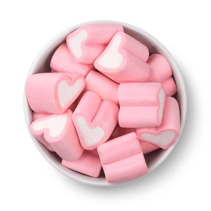 Marshmallow Coração Morango 250g - Docile