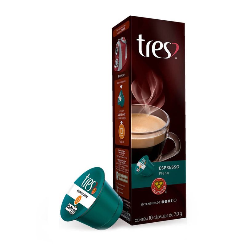 Capsula Café Espresso Pleno c/10 - Três Corações