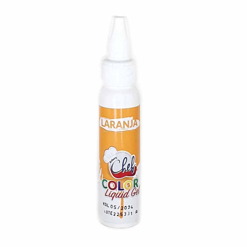 Corante Líquido Gel Laranja 25g - Iceberg Chef