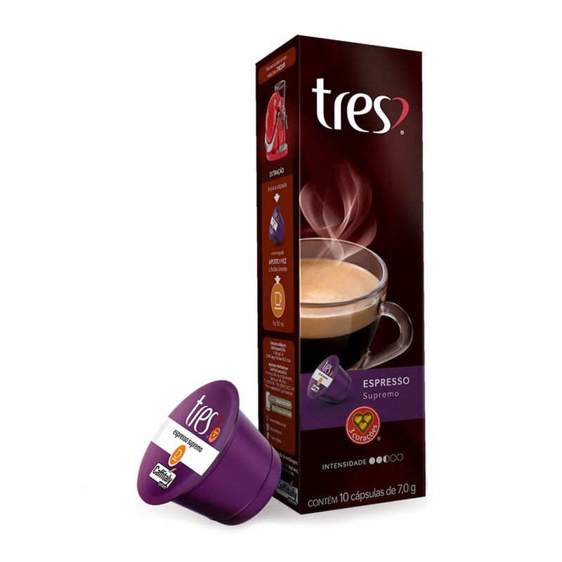 Capsula Café Espresso Supremo c/10 - Três Corações