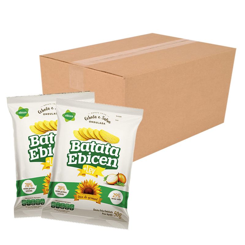 Batata Ebicen +Lev Cebola e Salsa 50g c/20 - Glico