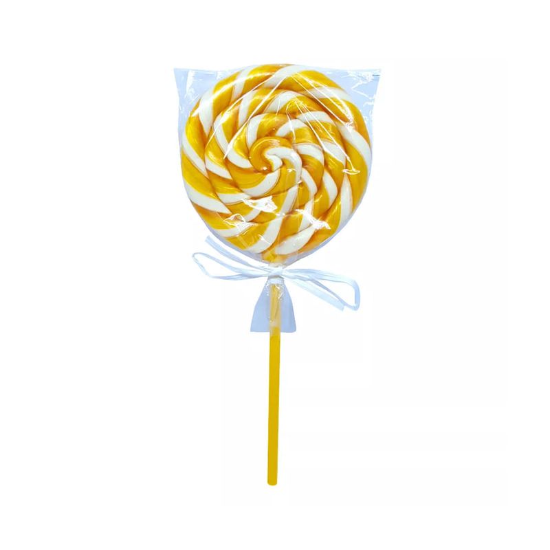 Pirulito Psicodélico Amarelo 13cm - Arte e Cor