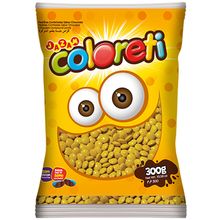 Confeito Chocolate Amarelo Coloreti 300g - Jazam