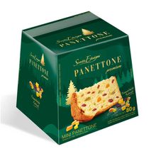 Mini Panettone Frutas Cristalizadas 80g - Santa Edwiges