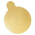 Base para Doces Laminada Redonda Ouro 8cm c/20 - Ultrafest