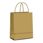 Sacola Papel Kraft 23,5x10x31,5cm c/10 - Lc Embalagens