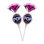 Pirulito Cherry Pop Framboesa Recheio Chiclete c/50 - Sams